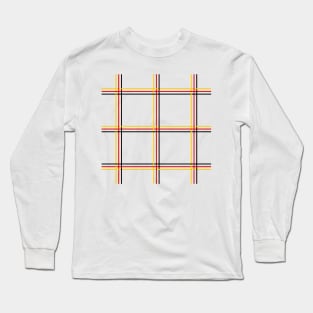 Vertical Horizontal Lines - Stripes Long Sleeve T-Shirt